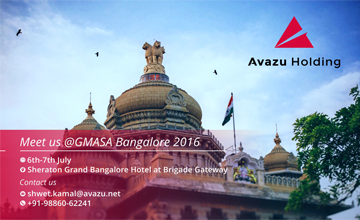 GMASA 2016：Avazu Holding与您相约班加罗尔