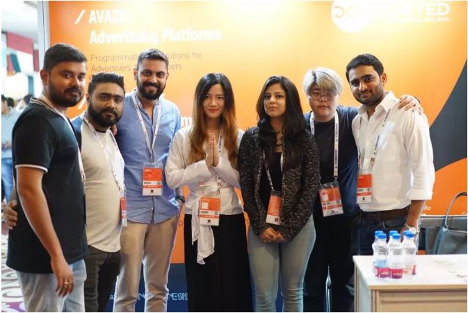DotC United Group团队参展adtech New Delhi 2018