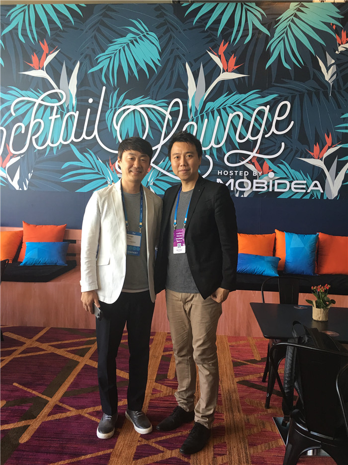 Avazu亚太区业务负责人(右) 韩国最大媒体机构Nasmedia VP(左) Avazu亚太区业务负责人(右) 韩国最大媒体机构Nasmedia VP(左)